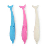 Soft Silicone Mint Fish Toothbrush