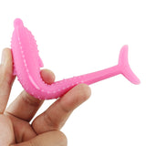 Soft Silicone Mint Fish Toothbrush