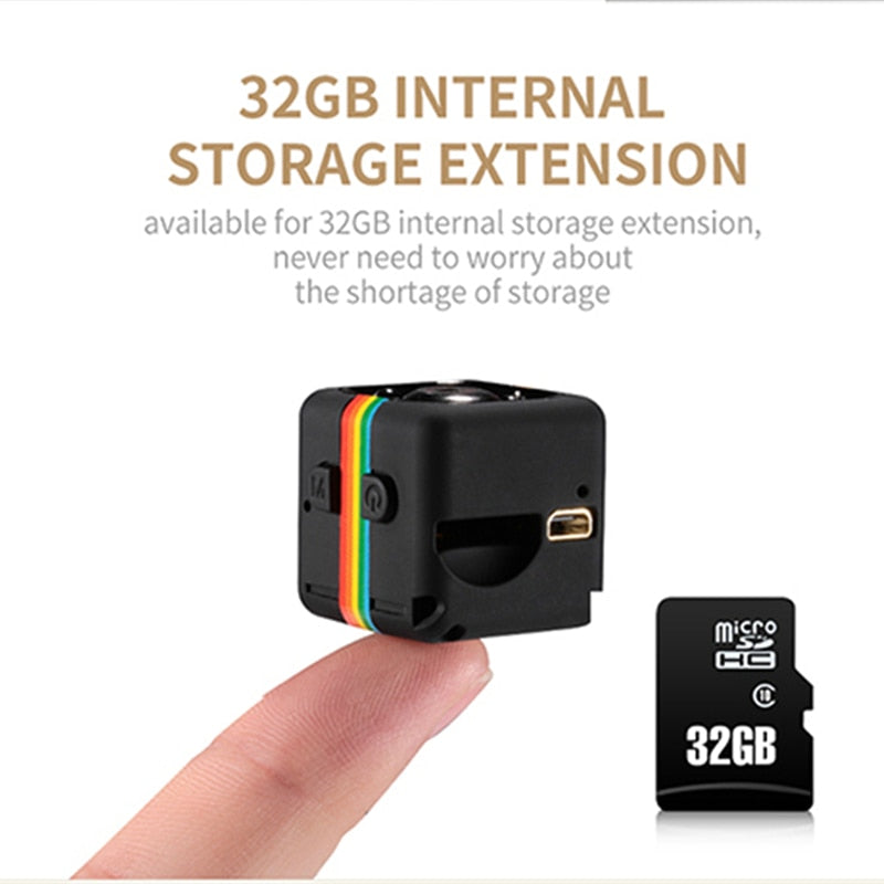 FANGTUOSI SQ11 Mini Camera HD 1080P Sensor Night Vision Camcorder Motion DVR Mic