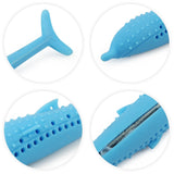 Soft Silicone Mint Fish Toothbrush