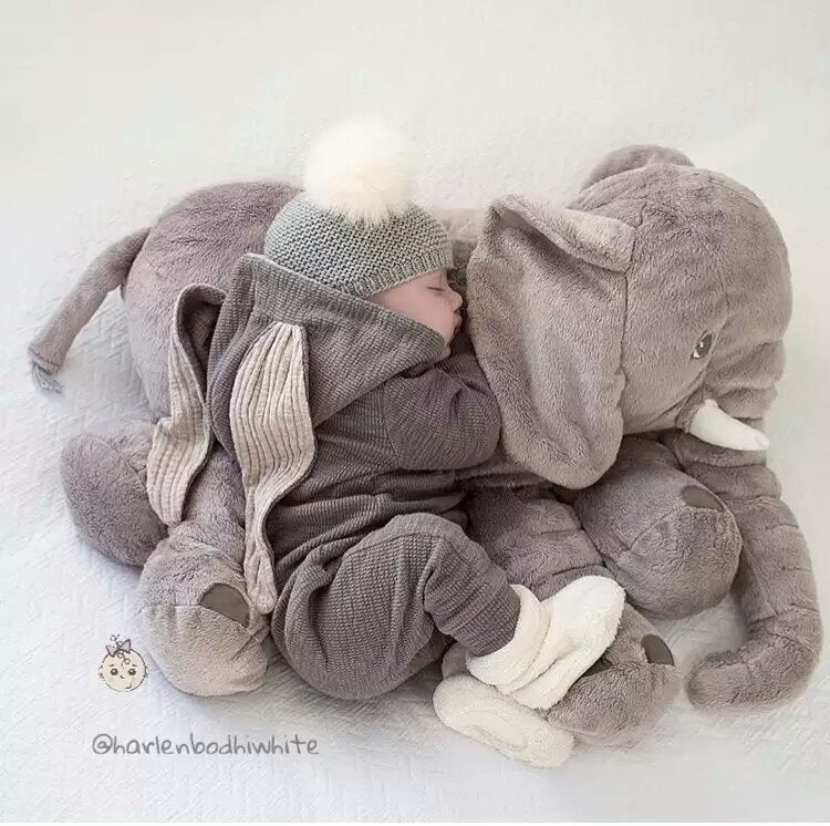 Baby Elephant Pillow Toy