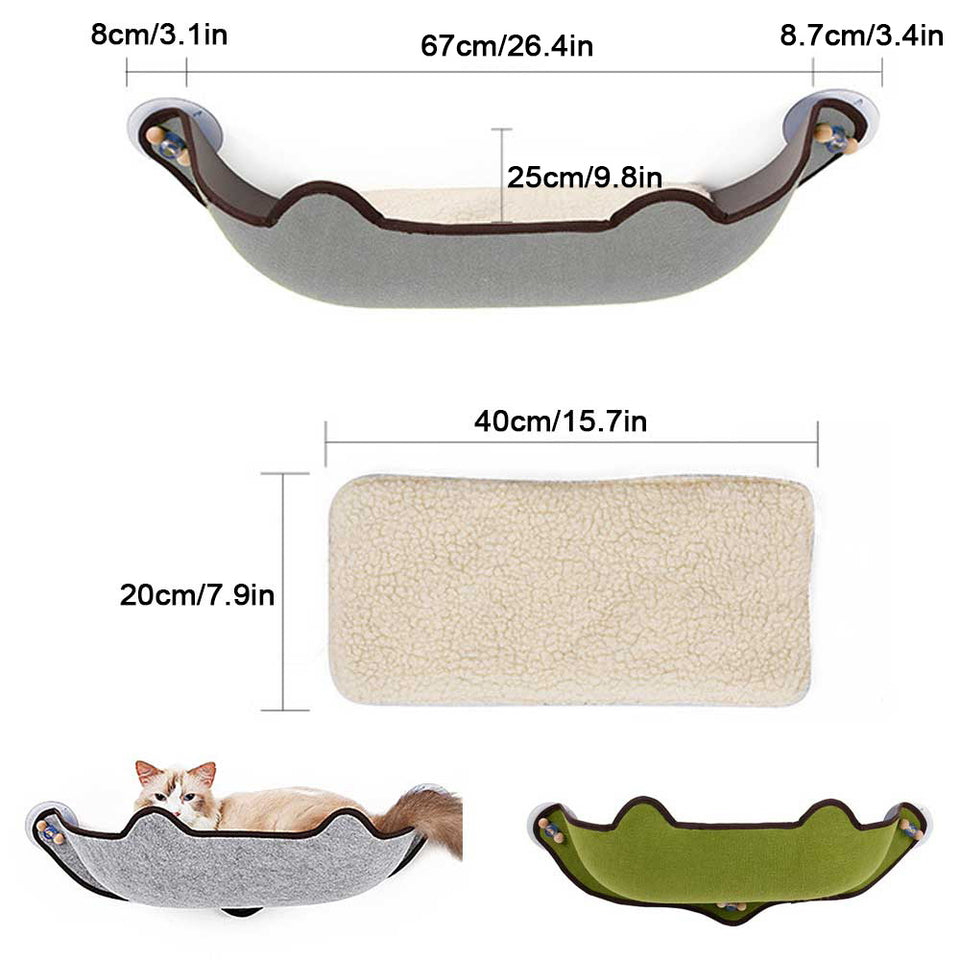 Cat Hammock Bed Window Mount