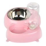 2-in-1 Double Slots Pet Feeder