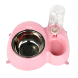 2-in-1 Double Slots Pet Feeder
