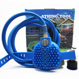 Massage Glove Water Wash and Brush Cleaning