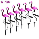 LED Solar Flamingo Stake Light Lantern
