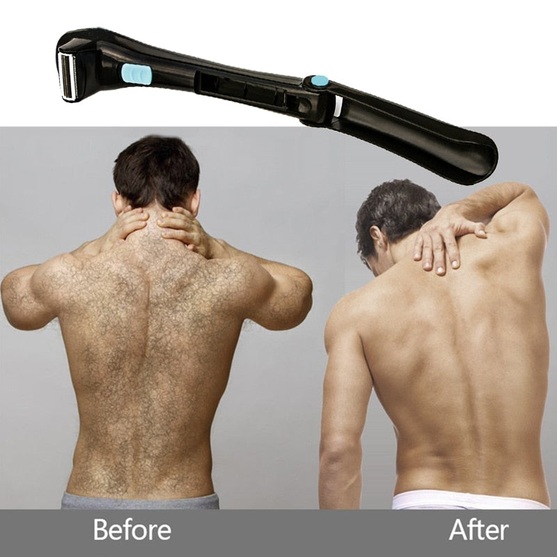 Men Shaving 180 Degrees Adjustable Electric Back Hair Remover