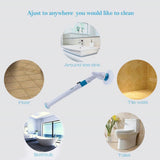 Adjustable Wireless Waterproof Turbo Scrub Electric Cleaning