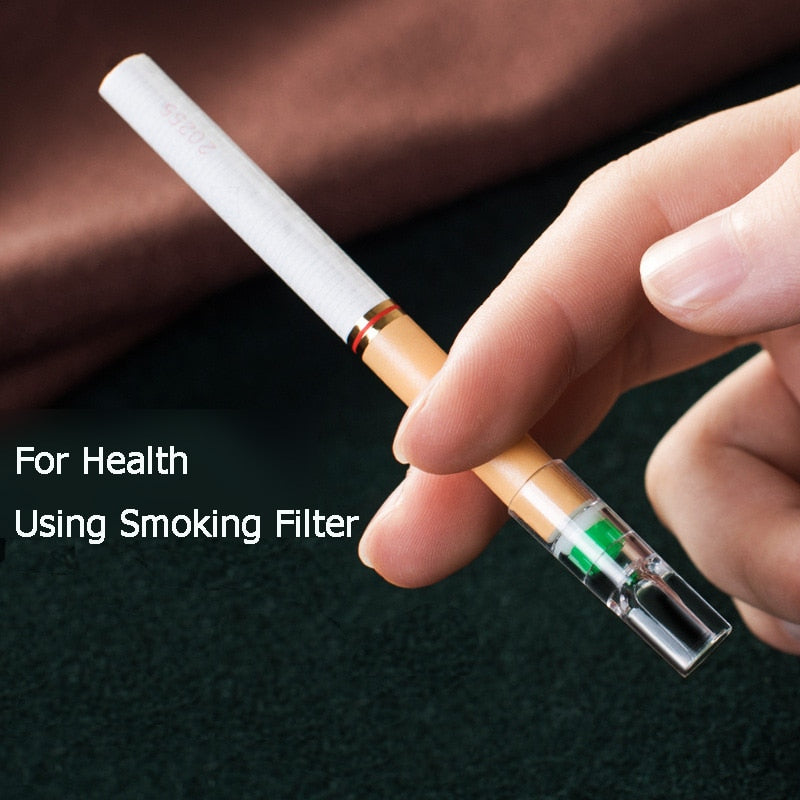 Disposable Smoking Pipe Filter Cigarette Tobacco Tar Reduce F